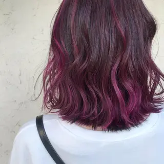 ミディアム カラー 透明感韓国ヘア♡ みつきのヘアスタイル