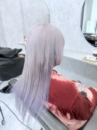 ロング カラー 🌈派手髪ハイトーン 🌈鈴木亮太🌈のヘアスタイル