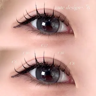 マツエク・マツパ 大阪福島 SeneL RUNON 🎀のマツエク・マツパデザイン