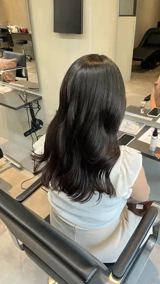ロング カラー ヘアアレンジ かこ 豊中のヘアスタイル