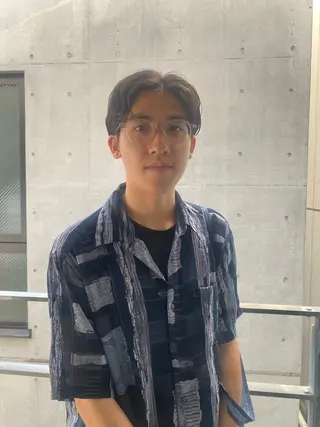 パーマ メンズ yumeka🩶ボブ 暖色/透け感カラーのヘアスタイル