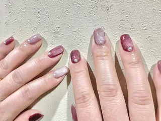 ネイル ki🍒🍒 ki ツルツルネイルのネイルデザイン