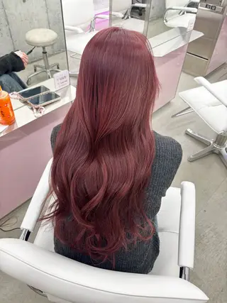 カラー Kana/韓国ヘア /暖色カラー🍒のヘアスタイル