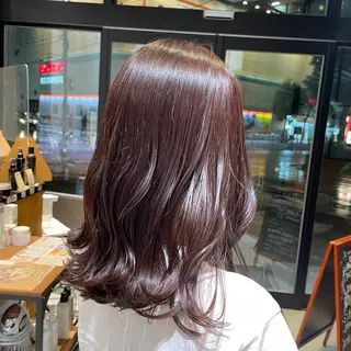 ミディアム カラー yuuri🎀/大宮 /韓国ヘア/レイヤーのヘアスタイル