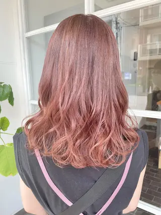 セミロング カラー 🌈🌸あおき みちる🌟💗のヘアスタイル