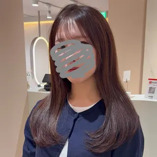 ロング レイヤーカット/ 透明感カラー/めいのヘアスタイル
