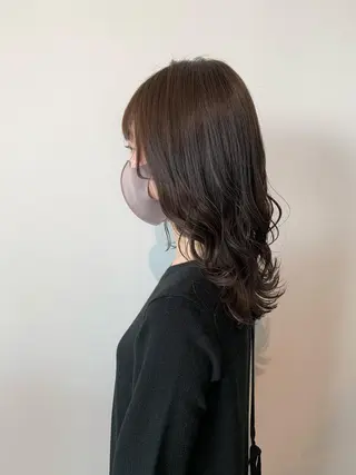 セミロング カラー 【艶カラー】 STYLE 和泉俊希のヘアスタイル