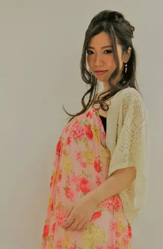 ヘアアレンジ セミロング カラー LAMP HAIR  ランプヘアー所属・徳永 博志のヘアスタイル