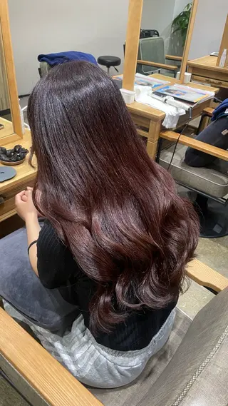 ロング 🖤Keina🖤 大人上品カラー.*˚のヘアスタイル