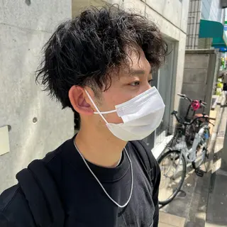 ショート パーマ ヘアアレンジ メンズ メンズパーマの達人 🌟川内絵人のヘアスタイル