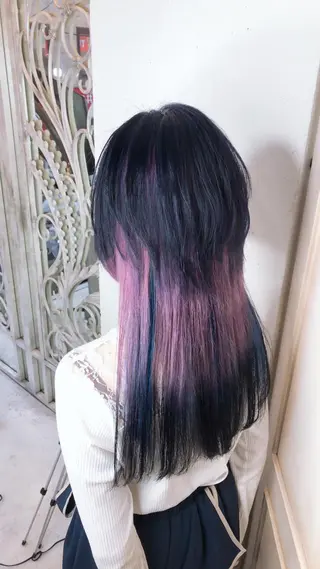 ロング カラー デザインカラー🎨 下北沢 / 磯部のヘアスタイル