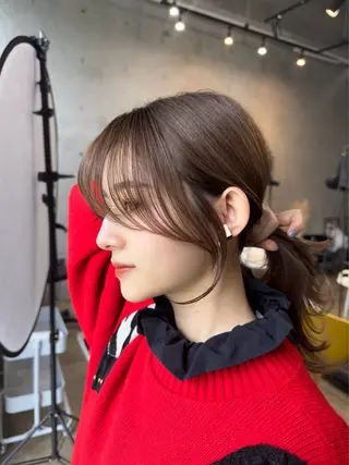 ロング SALOWIN原宿AROA店所属・顔まわり神カット✂︎ 齋藤雄大【表参道】のヘアスタイル