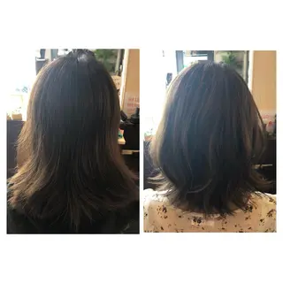 ミディアム やまぐち まりんのヘアスタイル