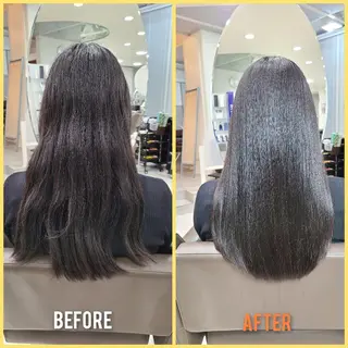 ロング GO TODAYシェアサロン岡山店所属・🎗️髪質改善・美髪 艶髪🥇小西邦生のヘアスタイル