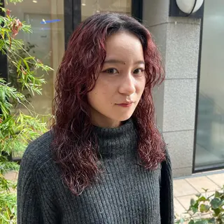 パーマ ☪ ハイトーン信者 ☪️yumeka🪩のヘアスタイル