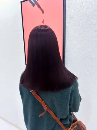 ミディアム カラー INSPIRE FUKUOKA TENJIN所属・イノクチ マコト髪質改善カラーのヘアスタイル