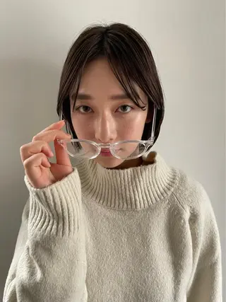 ショート カラー パーマ CEINE【セーヌ】 三軒茶屋のヘアスタイル