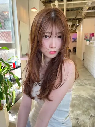 カラー ness 一花のヘアスタイル