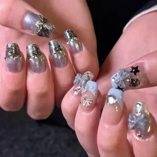 ネイル nail salon supe_所属・supe_ 八幡🐺*❅·̩͙のネイルデザイン
