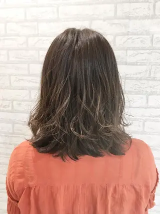 ミディアム NYNY四條畷店 森 亮人のヘアスタイル