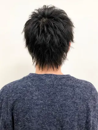 ショート カセヤ リョウのヘアスタイル