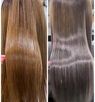 ロング カラー ヘアアレンジ ハイトーンカラー 🦋yuri🦋のヘアスタイル