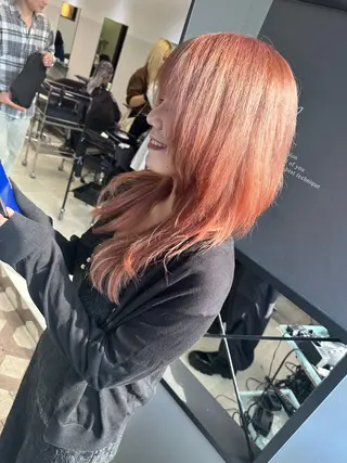 ミディアム カラー jill by gisel＿奥家のヘアスタイル