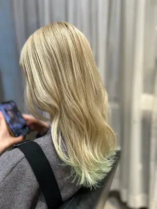 ロング カラー 【ボブ/縮毛矯正 /髪質改善】motoのヘアスタイル