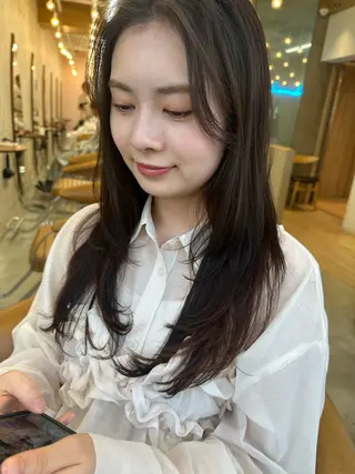 ロング 縮毛矯正/髪質改善 ショートボブ/ともきのヘアスタイル