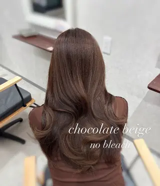 セミロング カラー VIEW YOKOHAMA所属・透明感カラー ／kana‎🤍のヘアスタイル