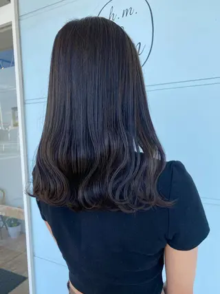 セミロング 丸山 純奈のヘアスタイル