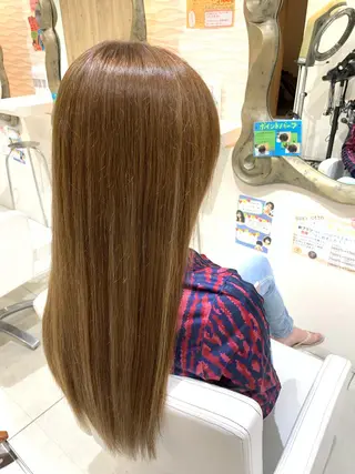 ロング カラー 松吉 純平のヘアスタイル