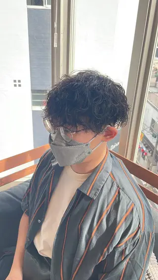 パーマ メンズ 【men's Lapis横浜】海人のヘアスタイル