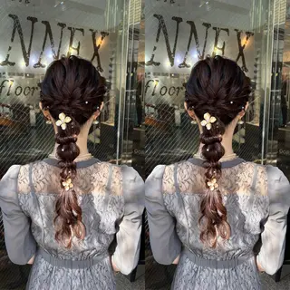 ロング ヘアアレンジ ☻モエカ/ハイトーン アレンジ☻のヘアスタイル