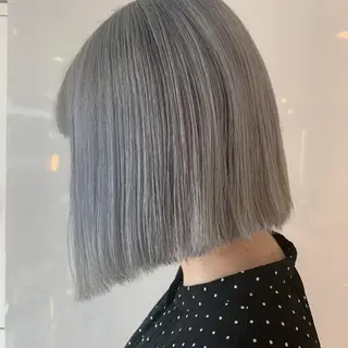 ミディアム カラー ハイトーン/ブリーチ /ウルフ⛓️MAKIのヘアスタイル