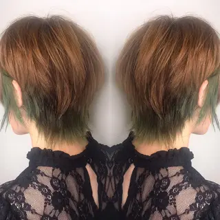 ショート カラー 柴田 祐輔のヘアスタイル