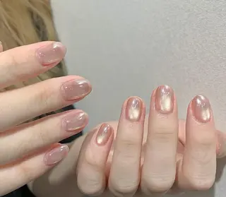 ネイル By moonネイル 🌷ワンホン/韓国風のネイルデザイン