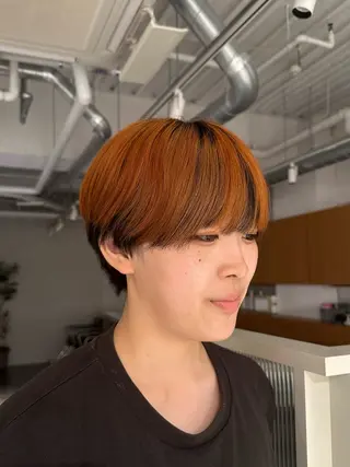 ショート カラー パーマモデル募集 iroha🪼のヘアスタイル