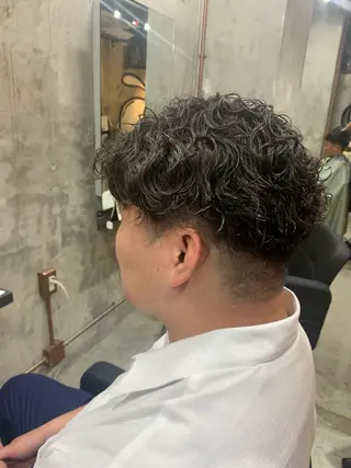 パーマ メンズ ⚡️メンズパーマ特化 mens支持◎/忠地のヘアスタイル