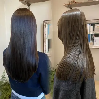ロング 艶髪/艶カラー/縮毛 /   タキダのヘアスタイル