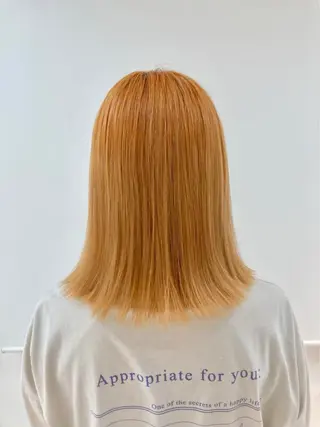 ミディアム カラー 土屋 咲希のヘアスタイル