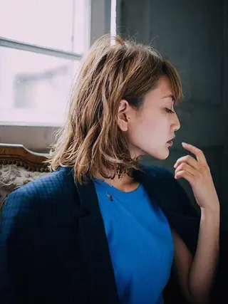 ミディアム カラー どんな髪の悩みも解決 します✨田嶋俊一✨のヘアスタイル