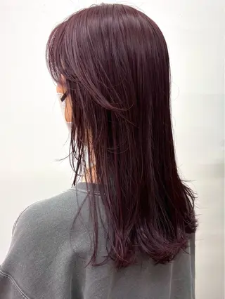 ロング カラー 矢場町/栄/上前津/ 佐藤祐希のヘアスタイル