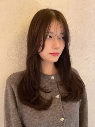 ロング 古田 捷人のヘアスタイル
