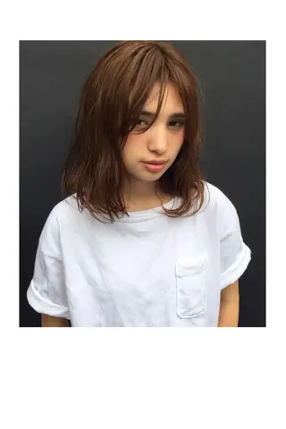 ミディアム HOODS hair salon所属・✨透明感カラー🌿 ✨飛田 ケイのヘアスタイル