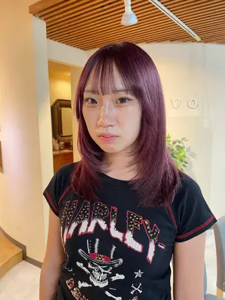 ミディアム 宮本 いぶきのヘアスタイル