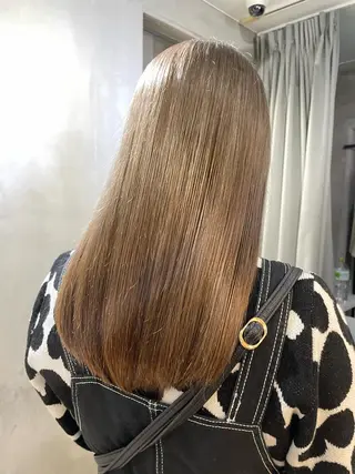 セミロング カラー 櫛引 健太のヘアスタイル