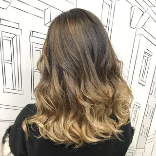 ミディアム カラー レイヤー⭐️カラー ⭐️平川雅史のヘアスタイル