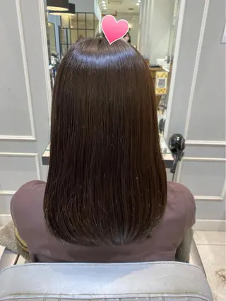 セミロング カラー mira share salon所属・ブリーチカラー🐼 sayukiのヘアスタイル