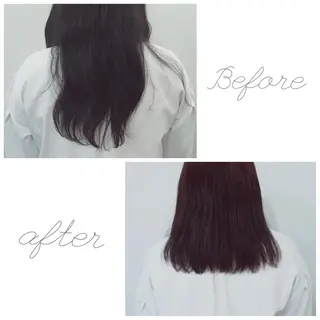 セミロング 【今だけブリーチ 限定価格💕】すみのヘアスタイル